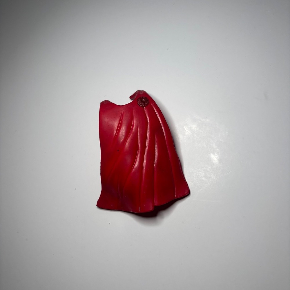 WWE Wrestling Action Figure Red Cape Accessory 2.5 Inch Replacement Part